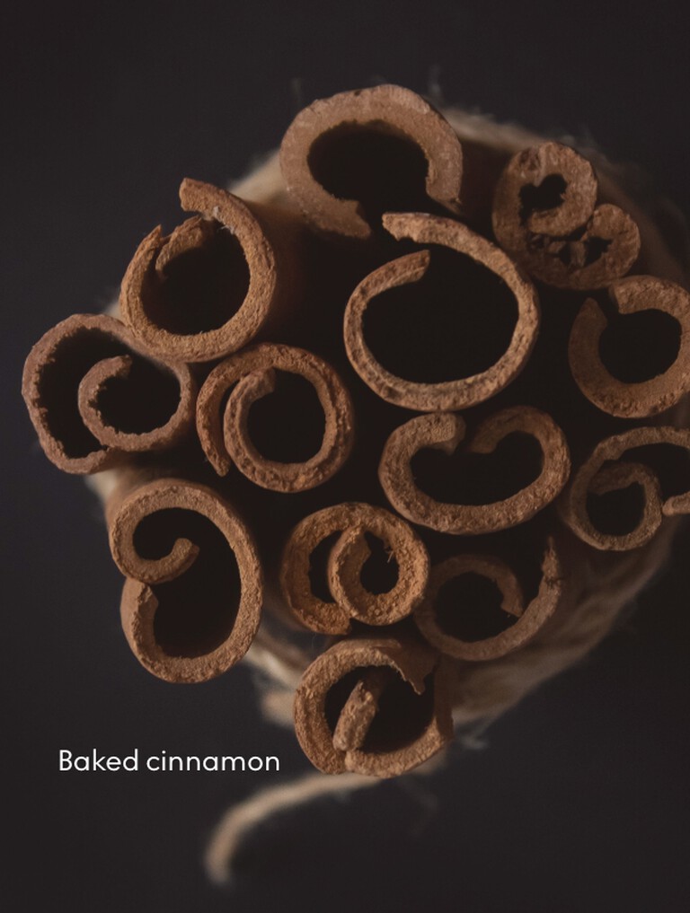 Baked cinnamon sticks