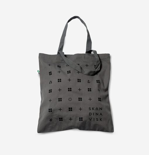 Organic Tote, Dark Grey