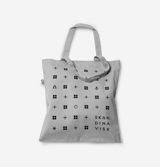 Organic Tote, Light Grey