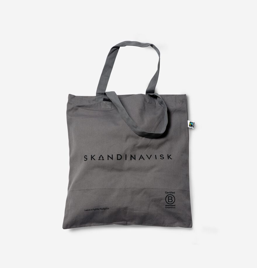 Skandinavisk Organic Tote, Dark Grey