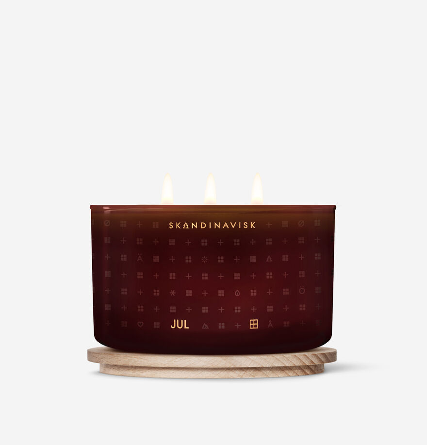 JUL 3-Wick Scented Vase Candle image number 3