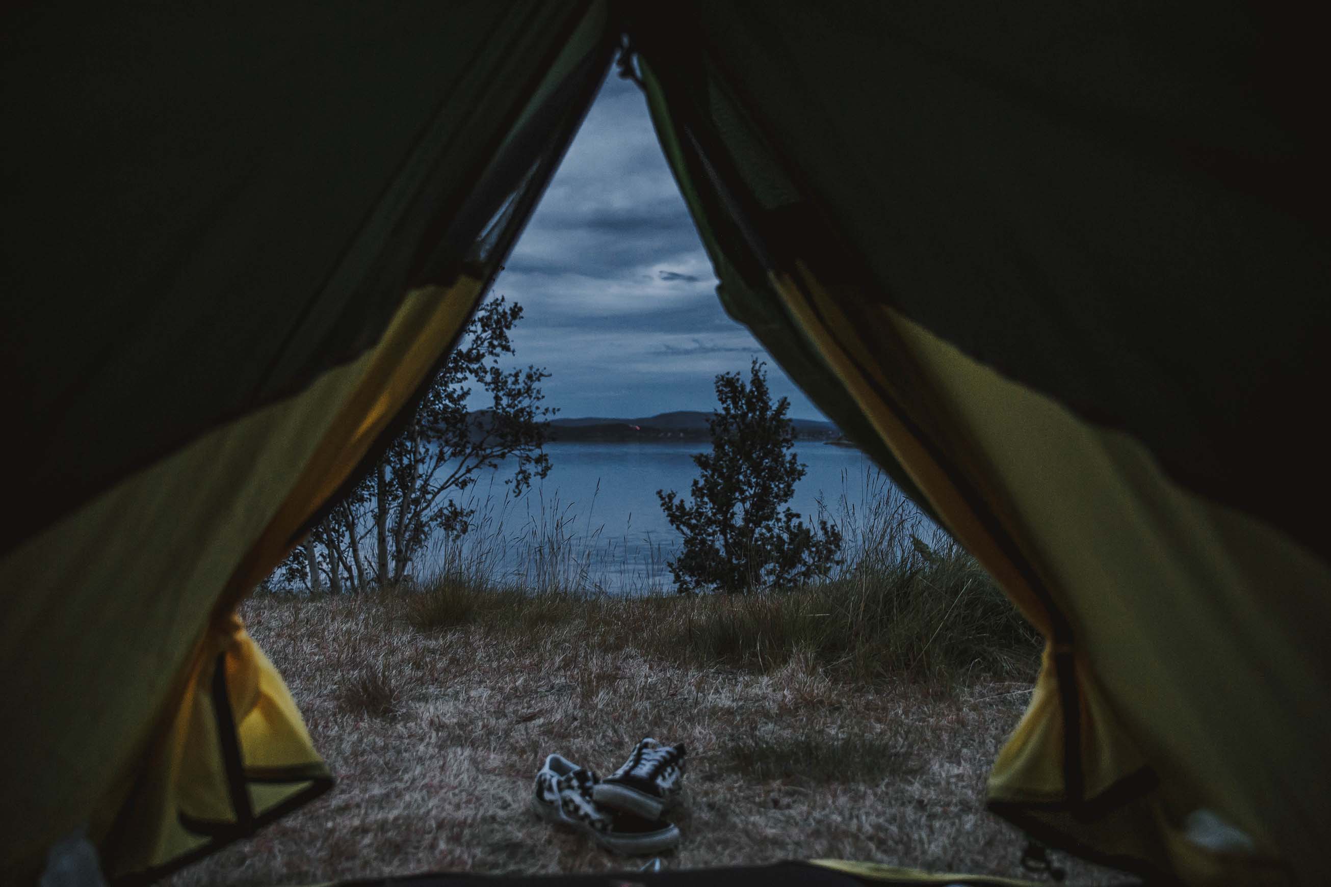tent with the view