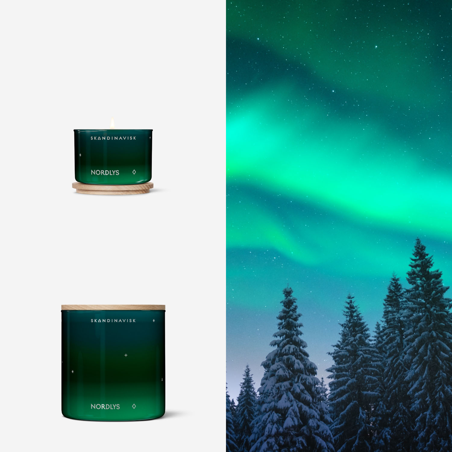 Christmas gift guide for friends - NORDLYS scented candle by SKANDINAVISK